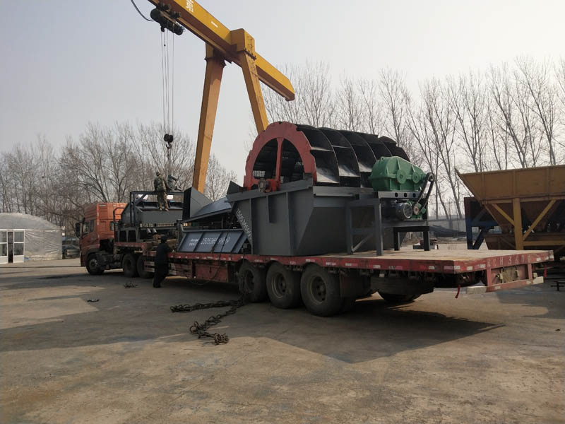 辽宁客户订购MR.好色软件下载重工洗沙石好色先生APP成人发货现场